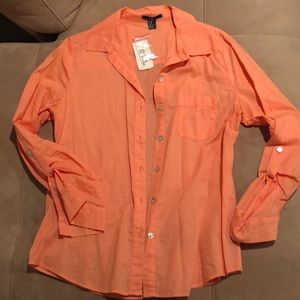 Womens M button up brand new